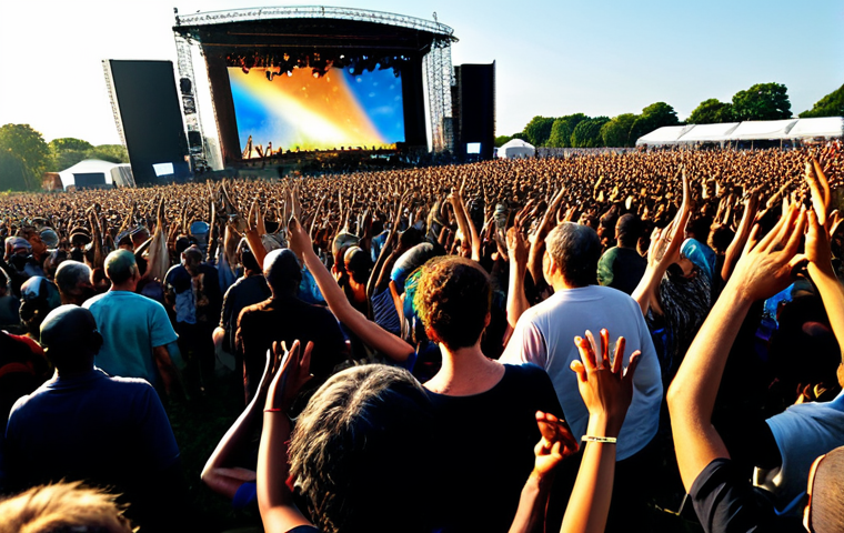 기독교 음악과 찬송가 - **Vibrant Modern Worship Concert:** A dynamic and energetic stage performance by a Francophone Chris...