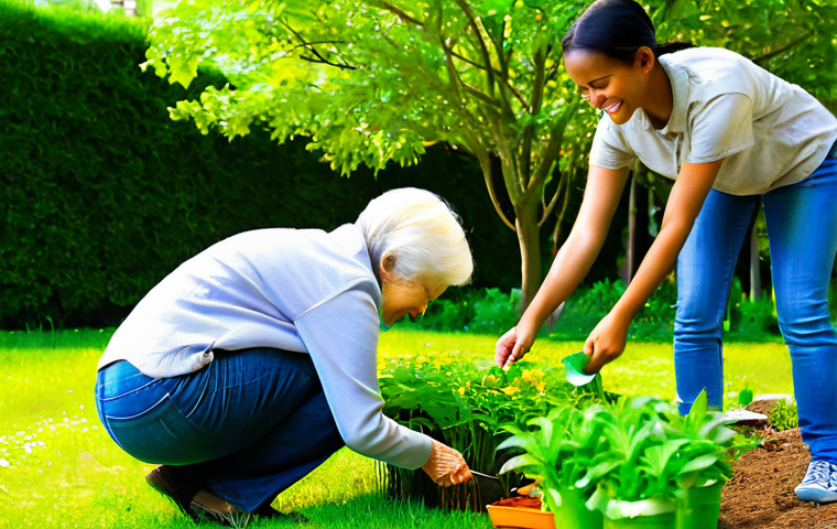 기독교와 자기 성장 - **Prompt 1: Serene Reflection and Inner Peace**
    "A young woman, aged late teens to early twentie...
