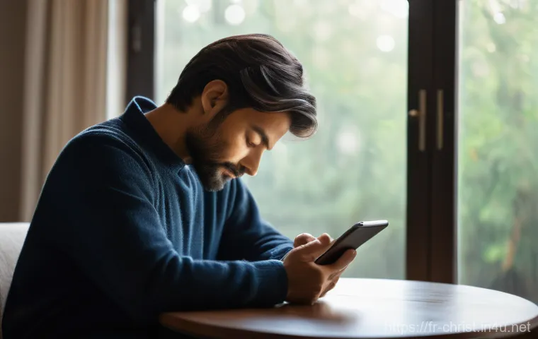 기독교와 소셜미디어 활용 - **"A modern, optimistic depiction of a young adult (approximately 18-25 years old) creating upliftin...