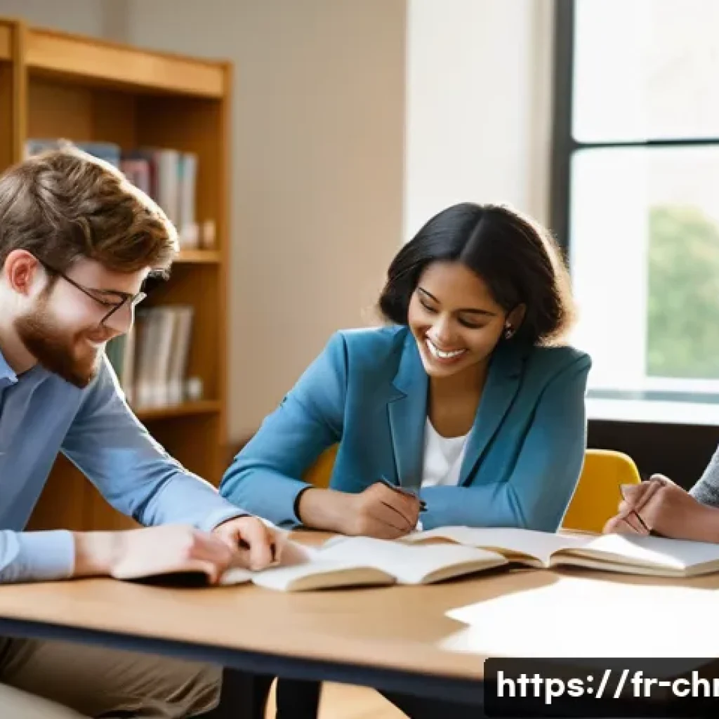 기독교 대학의 역할 - **Prompt:** A diverse group of university students, both male and female, from various ethnic backgr...